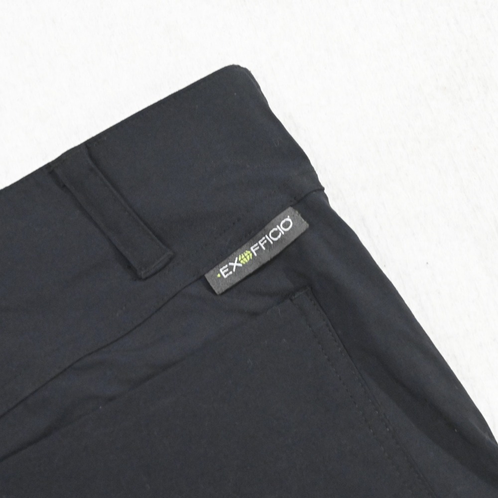 ExOfficio Hiking Pants Mens 32x27 Black‎ Lightweight Straight Leg Nylon Stretch - Picture 10 of 10
